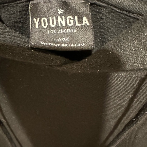YoungLA Black “Mood” Hoodie Sweatshirt - Picture 3 of 3